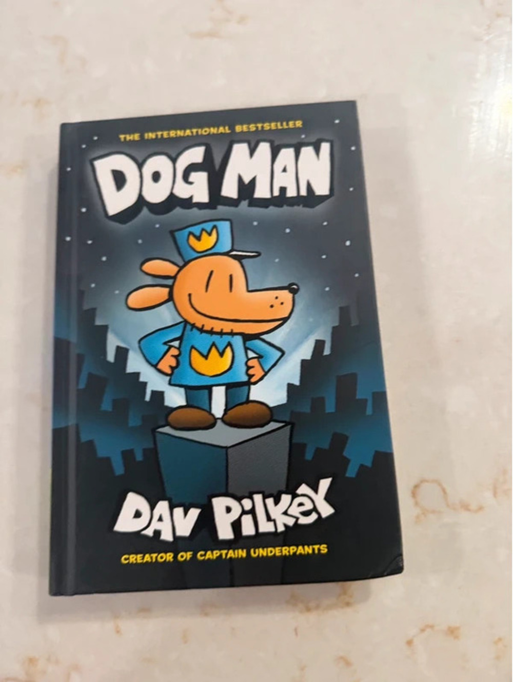 Dog man hardcover book by Dav Pilkey